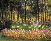 克劳德 莫奈 : The Artist's Family in the Garden